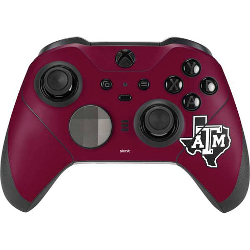 Texas A&M University Black Logo Xbox Elite Wireless Controller Series 2 Skin
