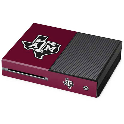 Texas A&M University Black Logo Xbox One Skins