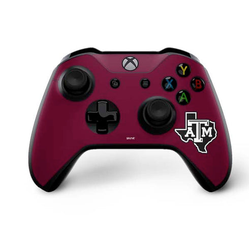 Texas A&M University Black Logo Xbox One X Bundle Skin