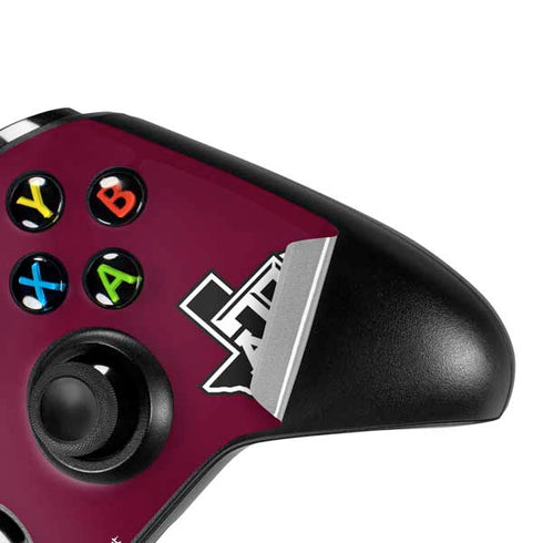 Texas A&M University Black Logo Xbox One X Controller Skin