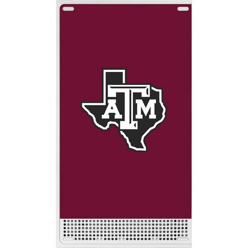 Texas A&M University Black Logo Xbox Series S Bundle Skin