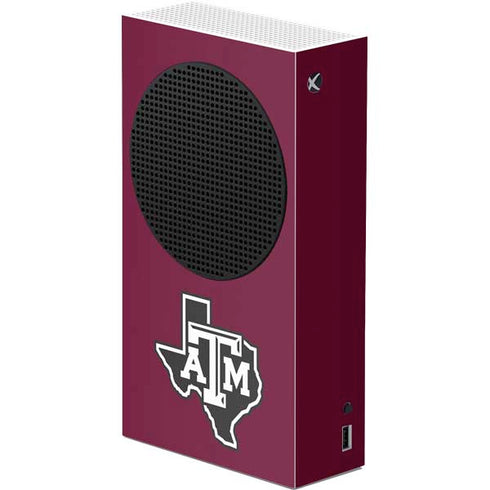 Texas A&M University Black Logo Xbox Series S Console Skin