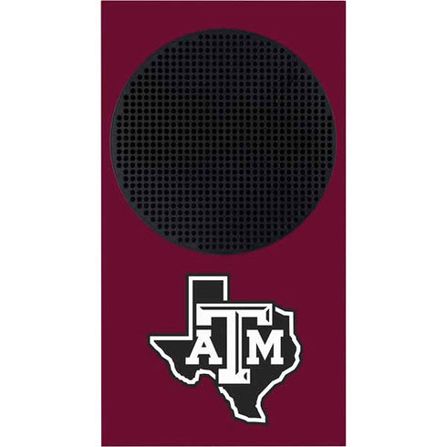 Texas A&M University Black Logo Xbox Series S Console Skin