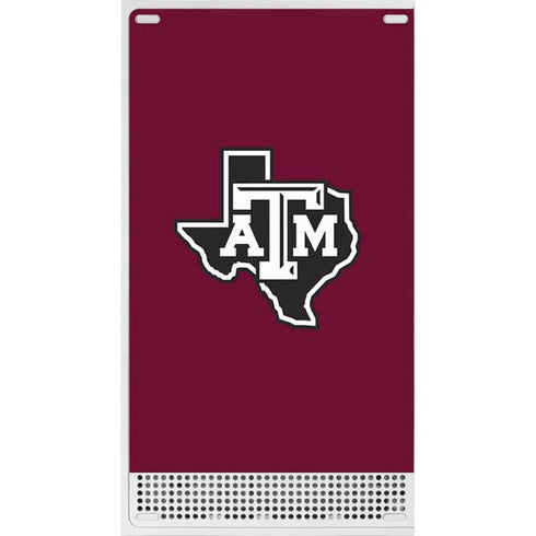 Texas A&M University Black Logo Xbox Series S Console Skin