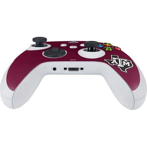 Texas A&M University Black Logo Xbox Series S Controller Skin