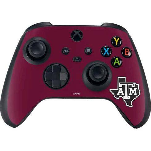 Texas A&M University Black Logo Xbox Series X Controller Skin