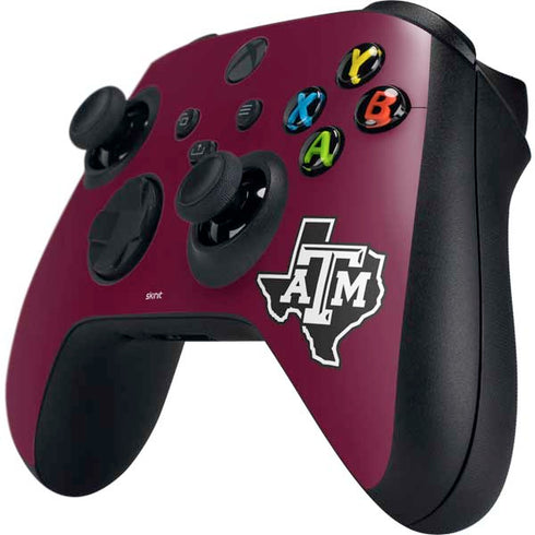 Texas A&M University Black Logo Xbox Series X Controller Skin