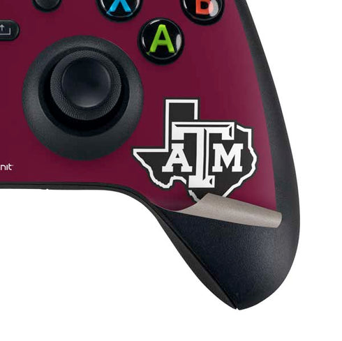 Texas A&M University Black Logo Xbox Series X Controller Skin