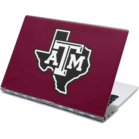 Texas A&M University Black Logo Yoga 910 2-in-1 14in Touch-Screen Skin