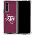 Texas A&M University Black Logo Galaxy Z Fold4 5G Clear Case