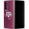 Texas A&M University Black Logo Galaxy Z Fold4 5G Skin