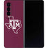 Texas A&M University Black Logo Galaxy Z Fold4 5G Skin