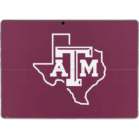 Texas A&M University Black Logo Surface Pro 9 Skin