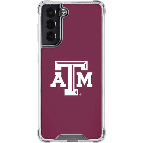 Texas A&M University TAM Galaxy S22 Clear Case