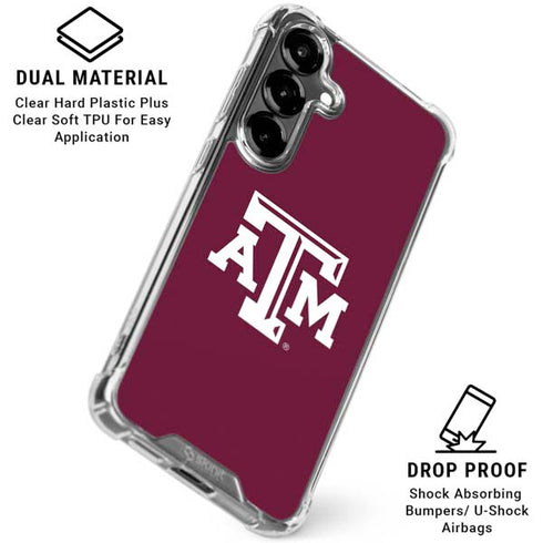 Texas A&M University TAM Galaxy S26 Clear Case