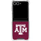 Texas A&M University TAM Galaxy Z Flip7 Clear Case
