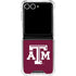 Texas A&M University TAM Galaxy Z Flip7 Clear Case