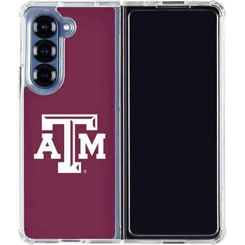 Texas A&M University TAM Galaxy Z Fold6 Clear Case
