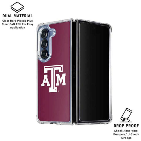 Texas A&M University TAM Galaxy Z Fold6 Clear Case
