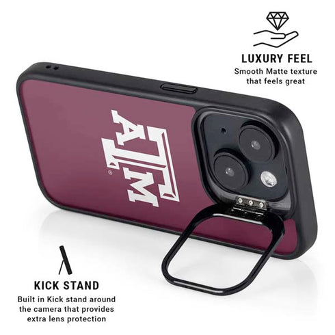 Texas A&M University TAM iPhone 14 Kickstand Case
