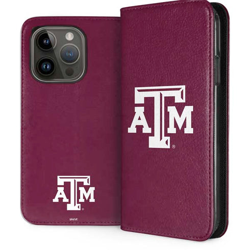 Texas A&M University TAM iPhone 15 Pro Folio Case