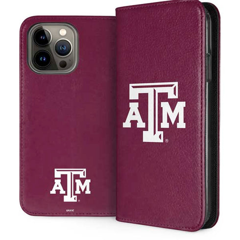 Texas A&M University TAM iPhone 15 Pro Max Folio Case