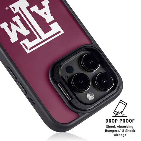 Texas A&M University TAM iPhone 15 Pro Max Kickstand Case