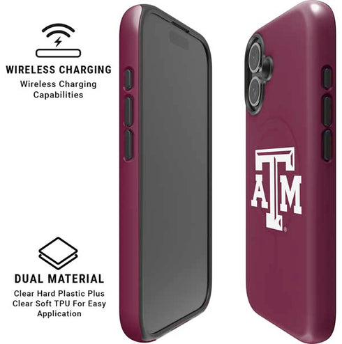 Texas A&M University TAM iPhone 16 Plus Magsafe Impact Case