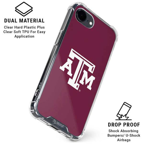 Texas A&M University TAM iPhone 16e Clear Case