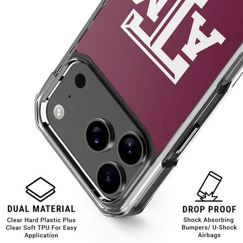 Texas A&M University TAM iPhone 18 Pro Clear Case