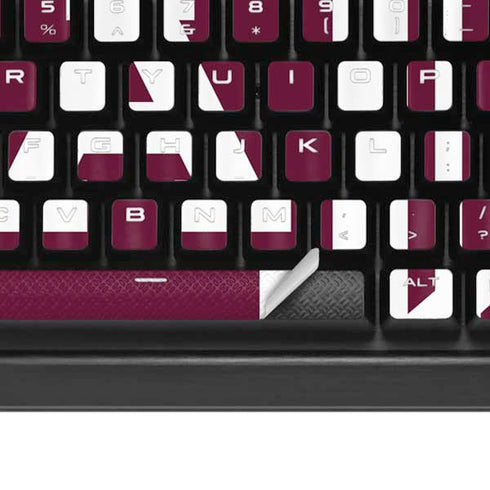 Texas A&M University TAM K95 RGB PLATINUM Mechanical Gaming Keyboard Skin