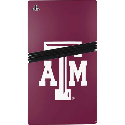 Texas A&M University TAM PS5 Pro Disk Bundle Skin