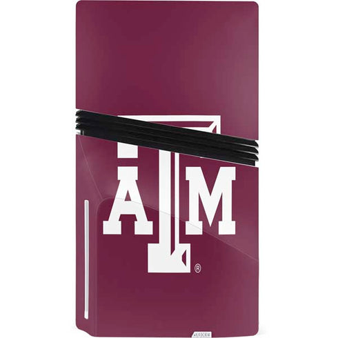 Texas A&M University TAM PS5 Pro Disk Bundle Skin