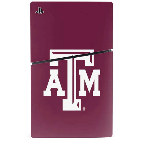 Texas A&M University TAM PS5 Slim Digital Edition Console Skin