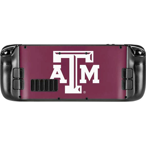 Texas A&M University TAM Steam Deck Handheld Gaming Computer OLED Skin