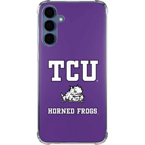 Texas Christian University Mascot Galaxy A35 5G Clear Case