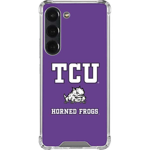 Texas Christian University Mascot Galaxy S23 Clear Case