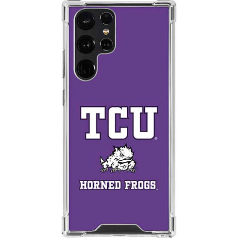 Texas Christian University Mascot Galaxy S23 Ultra Clear Case