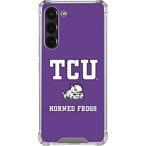 Texas Christian University Mascot Galaxy S24 FE Clear Case