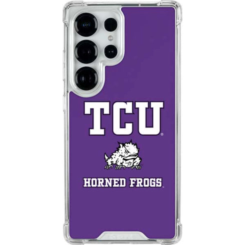 Texas Christian University Mascot Galaxy S25 Ultra Clear Case
