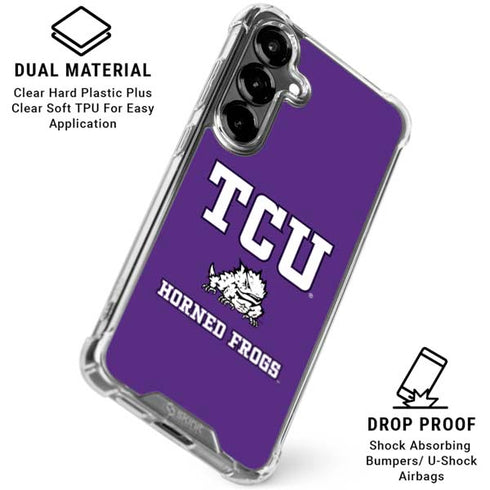 Texas Christian University Mascot Galaxy S26 Clear Case