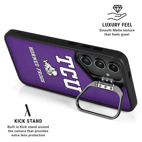 Texas Christian University Mascot Galaxy S26 Kickstand Case