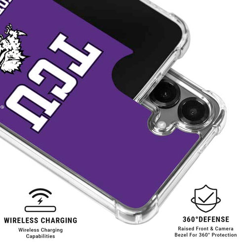 Texas Christian University Mascot Galaxy S26 Plus Clear Case