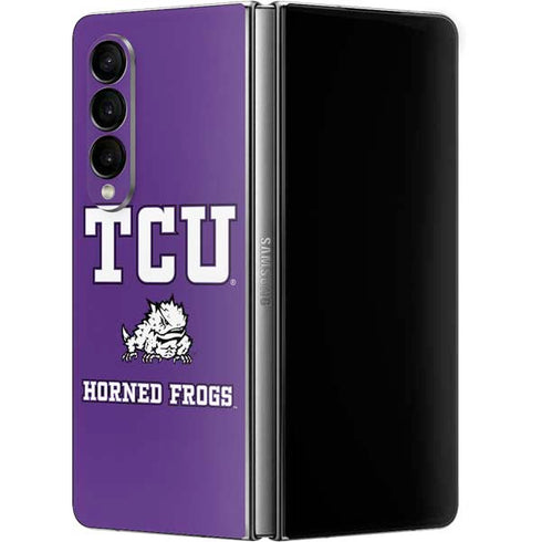 Texas Christian University Mascot Galaxy Z Fold4 5G Skin