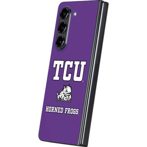 Texas Christian University Mascot Galaxy Z Fold5 5G Skin