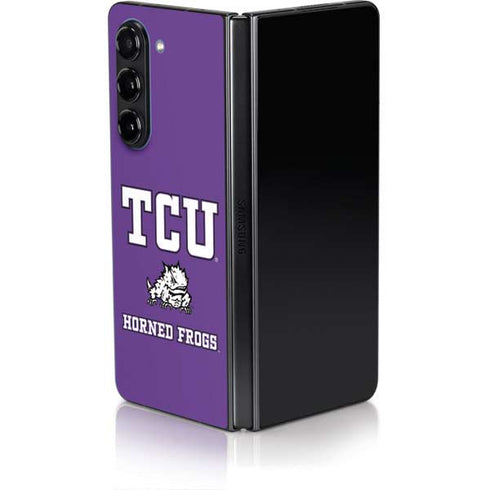 Texas Christian University Mascot Galaxy Z Fold5 5G Skin