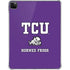 Texas Christian University Mascot iPad Pro 11in (2024) Clear Case
