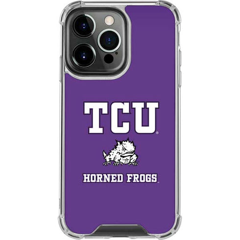 Texas Christian University Mascot iPhone 14 Pro Clear Case