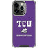 Texas Christian University Mascot iPhone 14 Pro Clear Case