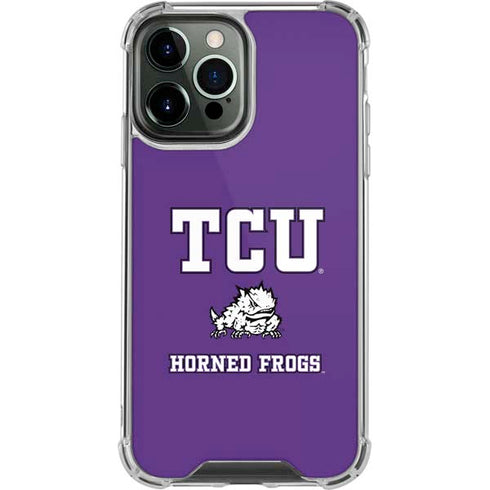 Texas Christian University Mascot iPhone 14 Pro Max Clear Case